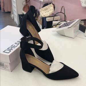 Dream Pairs Black Ankle Strap Heels